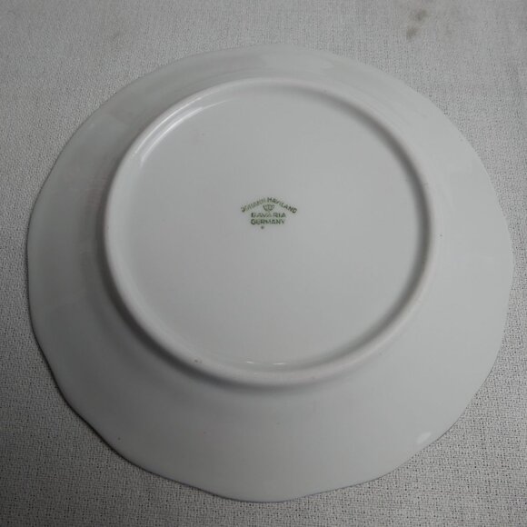 Johann Haviland Bavaria Germany Blue Floral Design 6" Bread Plates Set Of 4 VTG - Picture 2 of 6